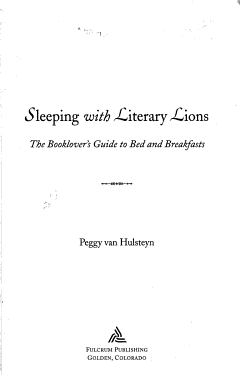 Sleeping with Literary Lions