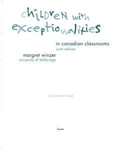 Children with Exceptionalities in Canadian Classrooms