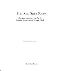 Franklin Says Sorry