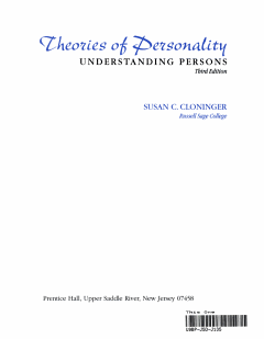 Theories of Personality