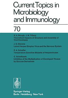 Current Topics in Microbiology and Immunology / Ergebnisse der Mikrobiologie und Immunitätsforschung