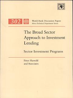 The Broad Sector Approach to Investment Lending