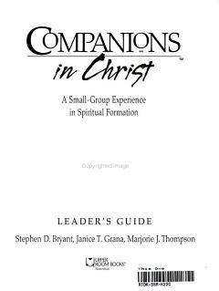 Companions in Christ