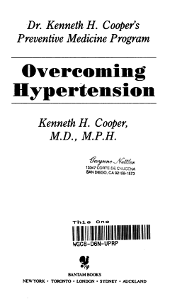 Overcoming Hypertension