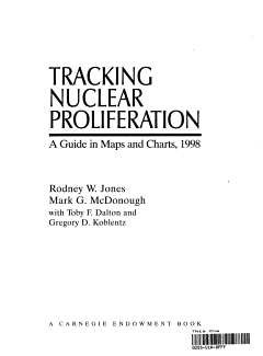 Tracking Nuclear Proliferation