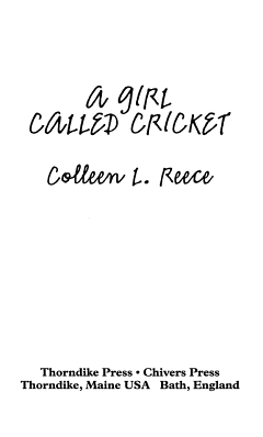 A Girl Called Cricket