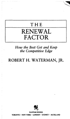 The Renewal Factor