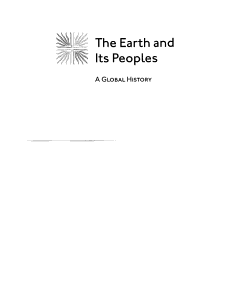 The Earth and Its Peoples