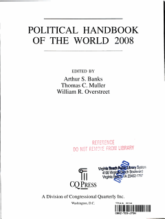 Political Handbook of the World 2008