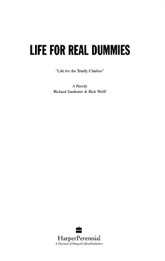 Life for Real Dummies