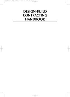 Design-build Contracting Handbook