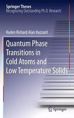 Quantum Phase Transitions in Cold Atoms and Low Temperature Solids