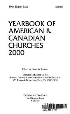 Yearbook of American and Canadian Churches