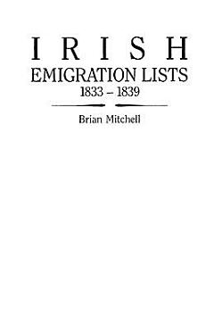 Irish Emigration Lists, 1833-1839