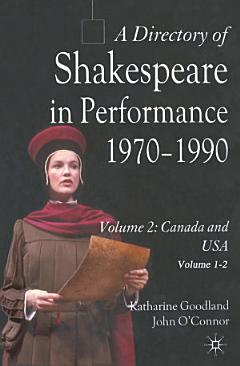 A Directory of Shakespeare in Performance 1970-1990