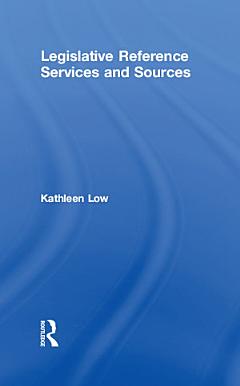 Legislative Reference Services and Sources