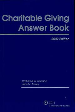 Charitable Giving Answer Book 2009