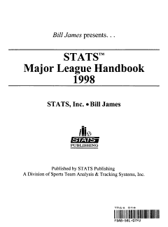 STATS Major League Handbook, 1998