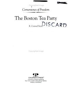 The Boston Tea Party