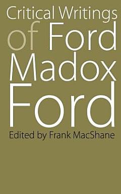 Critical Writings of Ford Madox Ford