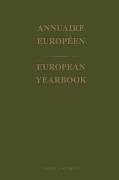 Annuaire Europeen 1998 / European Yearbook 1998