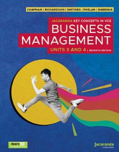 Jacaranda Key Concepts in VCE Business Management Units 3 and 4 7e learnON & Print & studyON