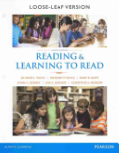 Reading & Learning to Read, Enhanced Pearson Etext with Loose-Leaf Version -- Access Card Package