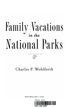 Frommer\'s Family Vacations in the National Parks