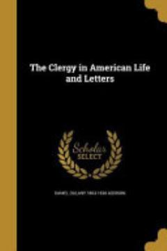 The Clergy in American Life and Letters