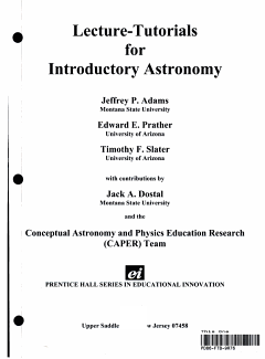 Lecture-tutorials for Introductory Astronomy